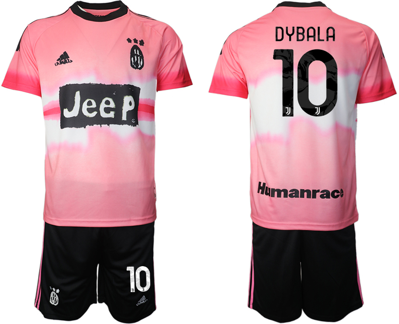 Men 2021 Juventus adidas Human Race #10 soccer jerseys